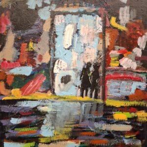 De gestaltes in de deuropening