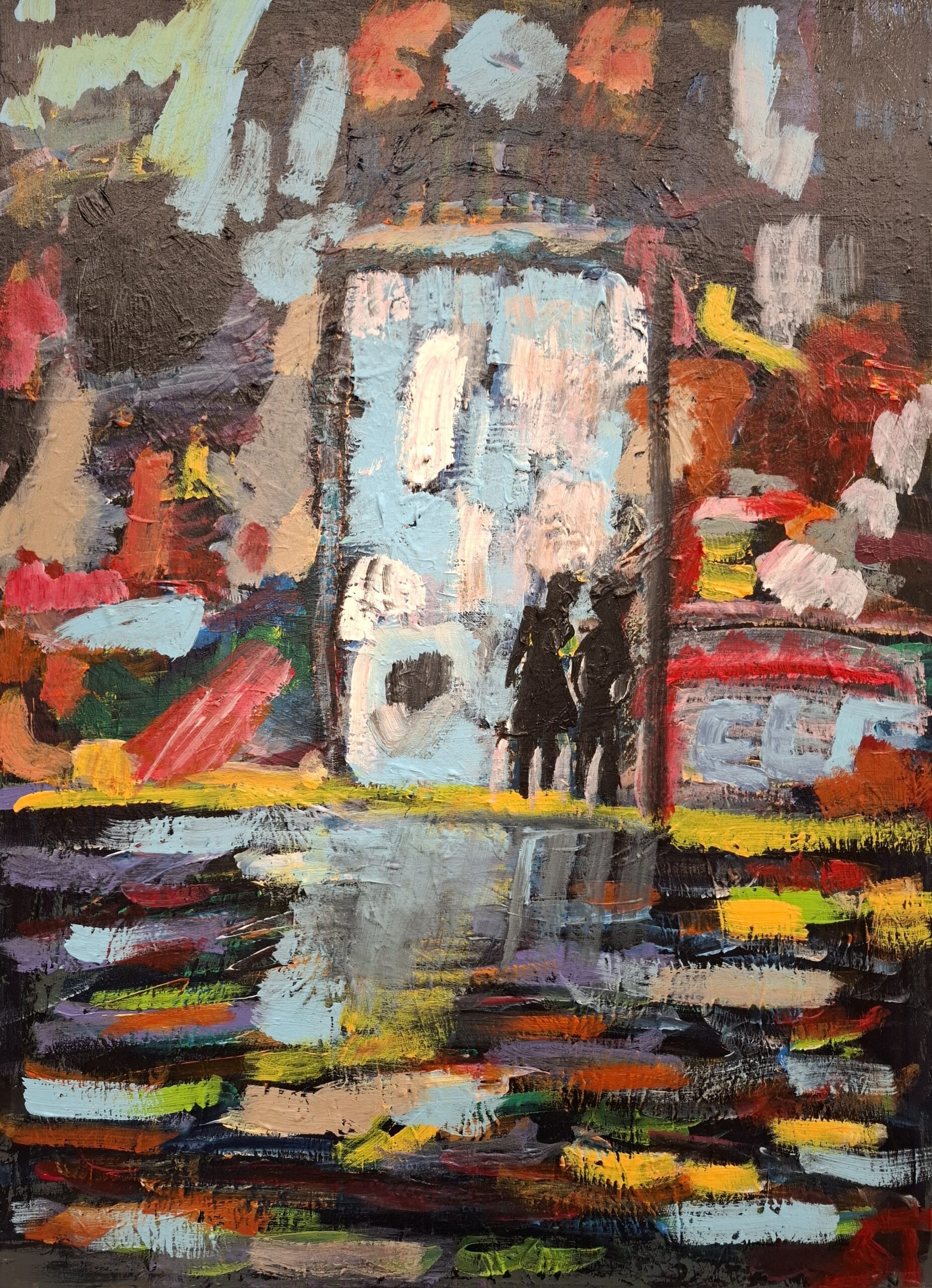 De gestaltes in de deuropening