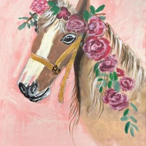 Flower horse